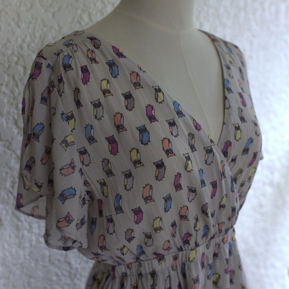 Cotton Owl Dress - Picture 3 of 6